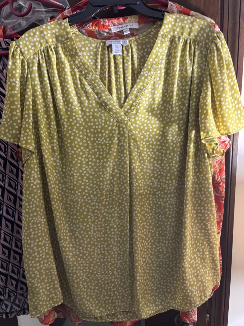 Rose and Olive Blouse